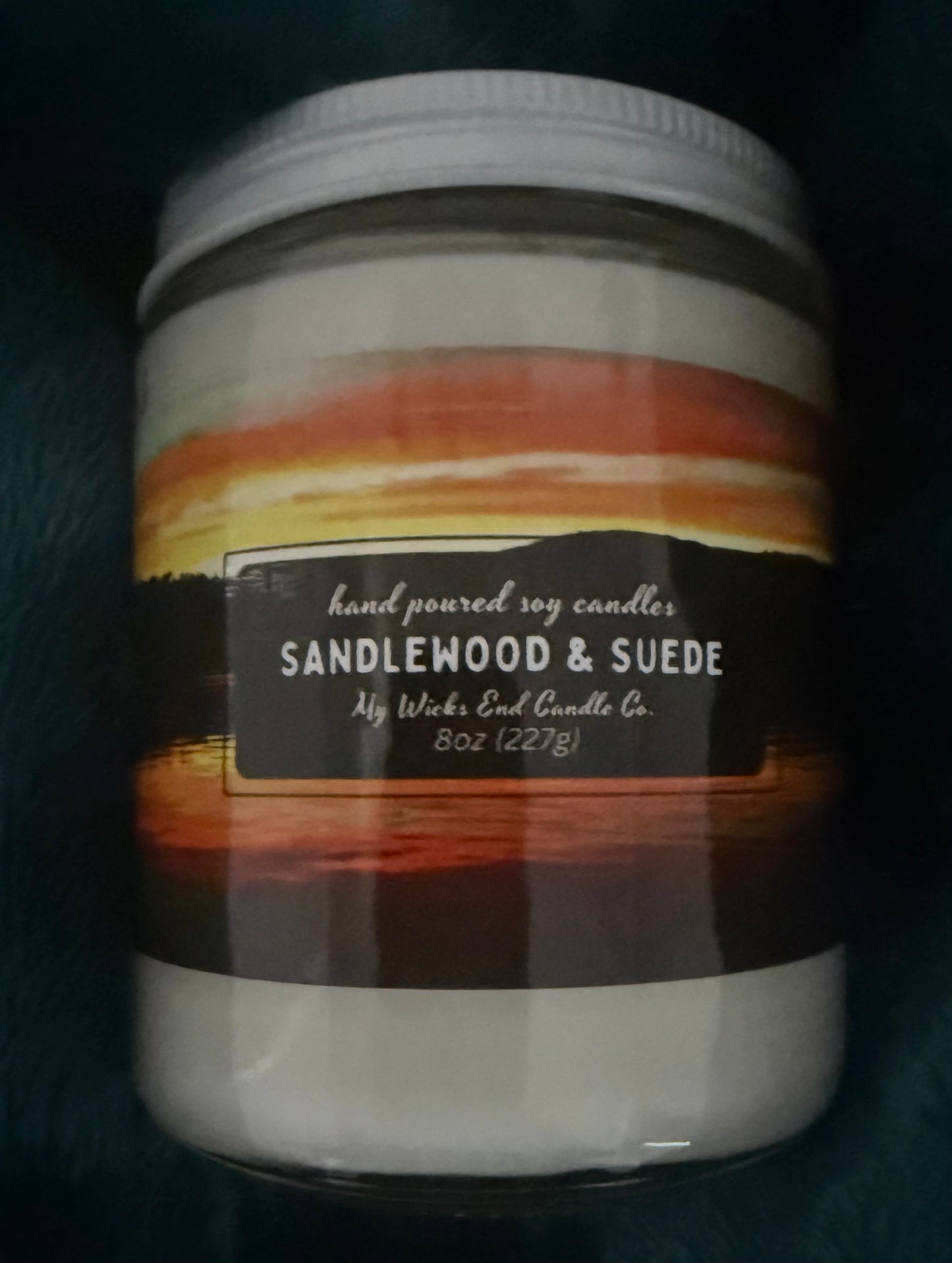 8 oz Sandlewood & Suede
